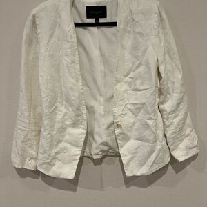 Women's White Banana Republic Blazer